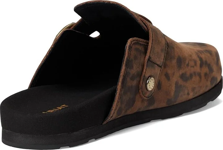 Ariat Country Mule Women's Flat Shoes Leopard Suede : 6 B - Medium, Leather/Rubber/Vinyl - Image 4