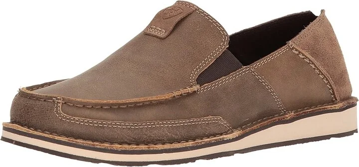 Ariat Cruiser Men's Slip on Shoes Brown Bomber/Relaxed Bark : 7.5 D - Medium, Leather - Image 2