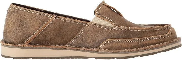 Ariat Cruiser Women's Slip on Shoes Brown Bomber : 6 B - Medium, Leather/Suede/Textile - Image 8