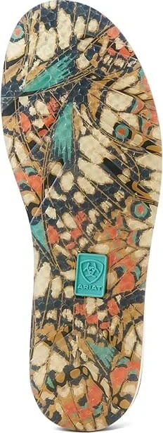 Ariat Cruiser Women's Slip on Shoes Pearl Floral Emboss : 5.5 B - Medium, Leather/Suede/Textile - Image 3