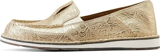 Ariat Cruiser Women's Slip on Shoes Pearl Floral Emboss : 5.5 B - Medium, Leather/Suede/Textile - Image 5
