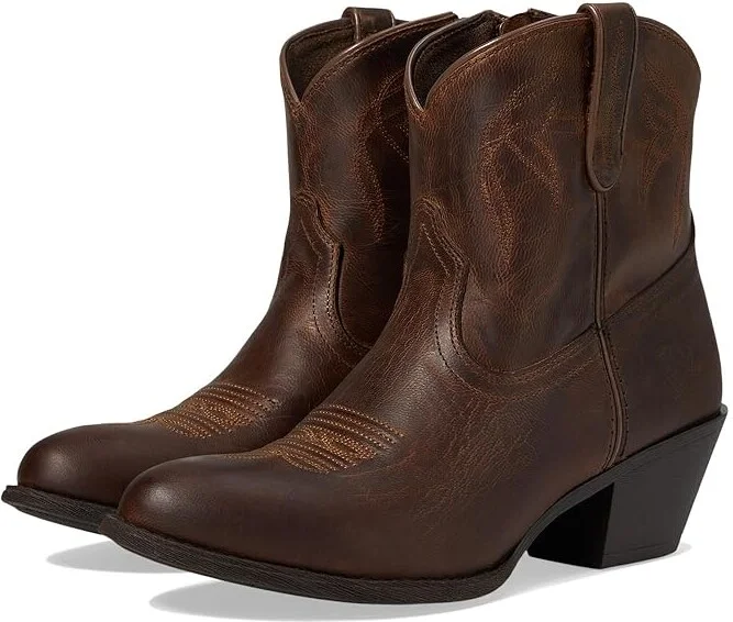 Ariat Darlin Cowboy Women's Boots Sassy Brown : 5.5 B - Medium, Leather