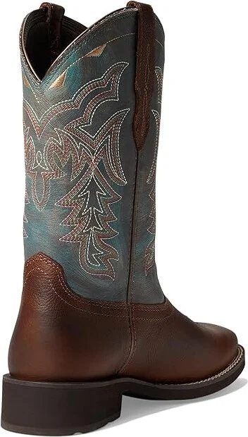Ariat Delilah Cowboy Women's Boots Spiced Cider/Teal River : 5.5 B - Medium, Leather - Image 4