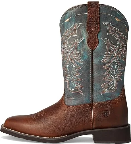 Ariat Delilah Cowboy Women's Boots Spiced Cider/Teal River : 5.5 B - Medium, Leather - Image 6