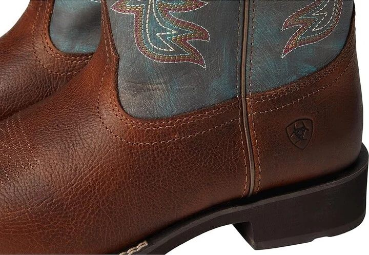 Ariat Delilah Cowboy Women's Boots Spiced Cider/Teal River : 5.5 B - Medium, Leather - Image 7