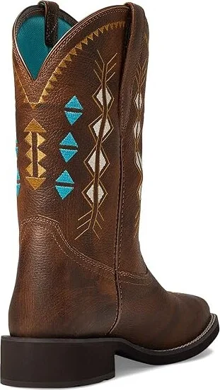 Ariat Delilah Deco Western Boot Women's Shoes Copper Kettle : 7.5 B - Medium, Leather - Image 4