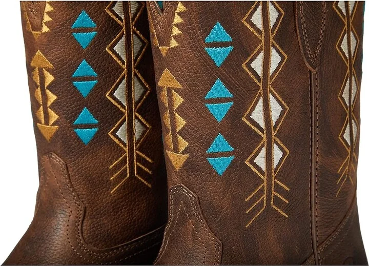 Ariat Delilah Deco Western Boot Women's Shoes Copper Kettle : 7.5 B - Medium, Leather - Image 5