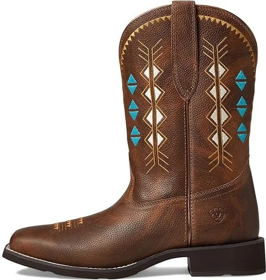 Ariat Delilah Deco Western Boot Women's Shoes Copper Kettle : 7.5 B - Medium, Leather - Image 6