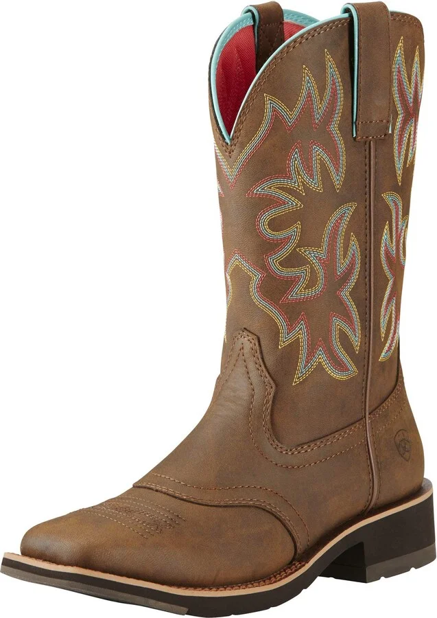 Ariat Delilah Leather Western Boots - Women’s Comfortable Cowgirl Boot