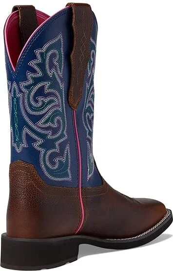 Ariat Delilah StretchFit Western Boot Women's Shoes Dark Cottage : 5.5 B - Medium, Leather - Image 4