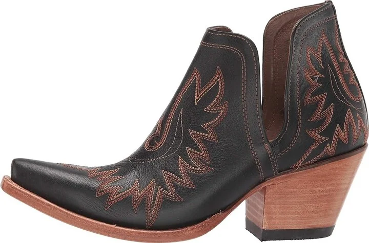 Ariat Dixon Cowboy Women's Boots Brooklyn Black : 5.5 B - Medium, Leather - Image 7