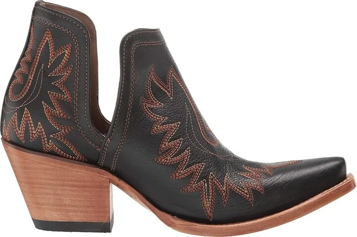 Ariat Dixon Cowboy Women's Boots Brooklyn Black : 5.5 B - Medium, Leather - Image 8