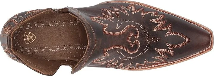 Ariat Dixon Cowboy Women's Boots Weathered Brown : 5.5 B - Medium, Leather - Image 3