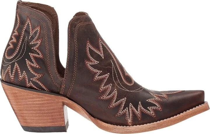 Ariat Dixon Cowboy Women's Boots Weathered Brown : 5.5 B - Medium, Leather - Image 8