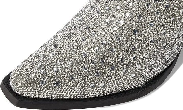 Ariat Dixon Glitz Women's Bootsie Cowboy Women's Boots Silver Sparkle : 8.5 B - Medium, Leather - Image 2