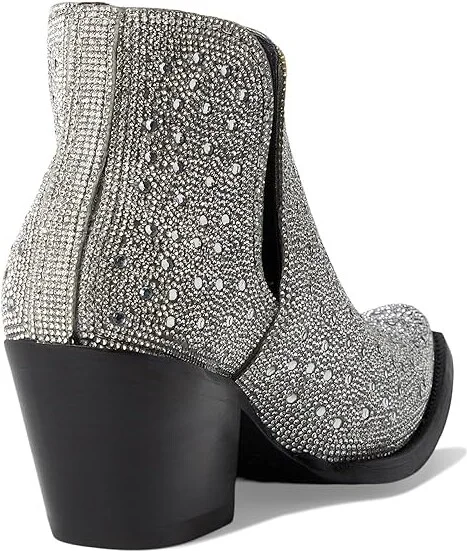 Ariat Dixon Glitz Women's Bootsie Cowboy Women's Boots Silver Sparkle : 8.5 B - Medium, Leather - Image 4
