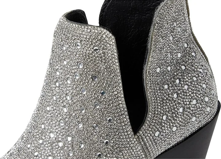 Ariat Dixon Glitz Women's Bootsie Cowboy Women's Boots Silver Sparkle : 8.5 B - Medium, Leather - Image 7