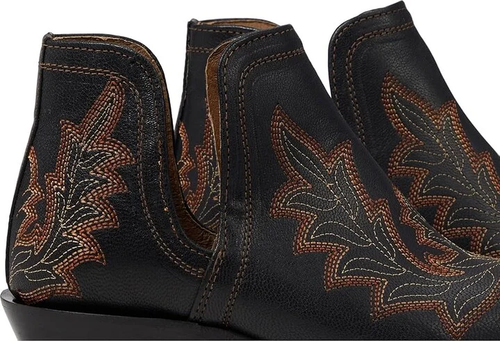 Ariat Dixon Low Heel Western Boot Women's Shoes Bohemian Black : 5.5 B - Medium, Leather - Image 6