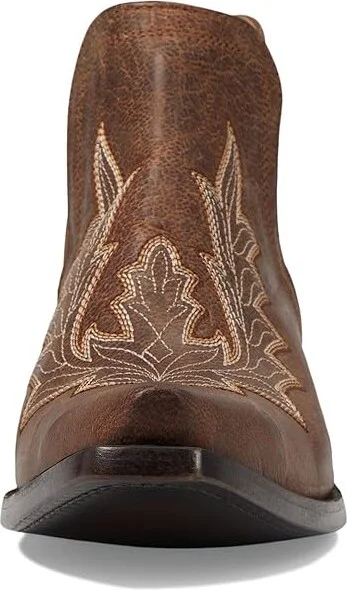 Ariat Dixon Low Heel Western Boot Women's Shoes Rhino Tan : 5.5 B - Medium, Leather - Image 2