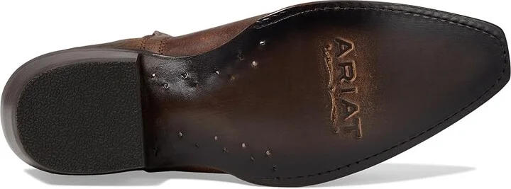 Ariat Dixon Low Heel Western Boot Women's Shoes Rhino Tan : 5.5 B - Medium, Leather - Image 3