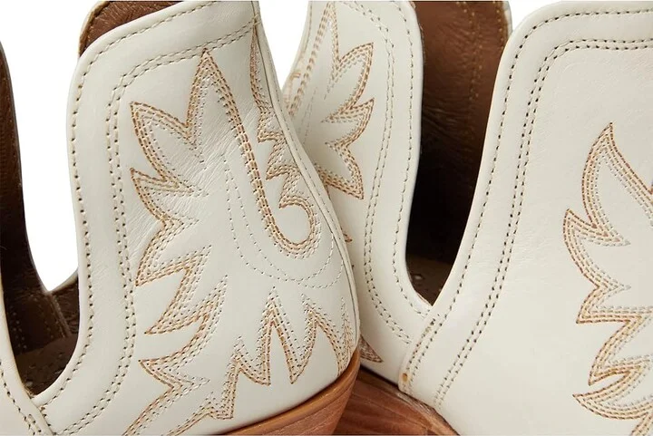 Ariat Dixon Western Boots Women's Shoes Blanco : 6 B - Medium, Leather - Image 6