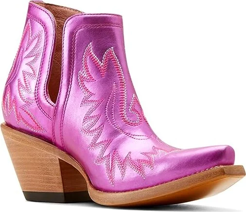 Ariat Dixon Western Boots Women's Shoes Electric Raspberry : 5.5 B - Medium, Leather - Image 5