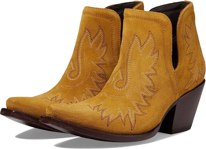 Ariat Dixon Western Boots Women's Shoes Gilded Suede : 6 B - Medium, Leather