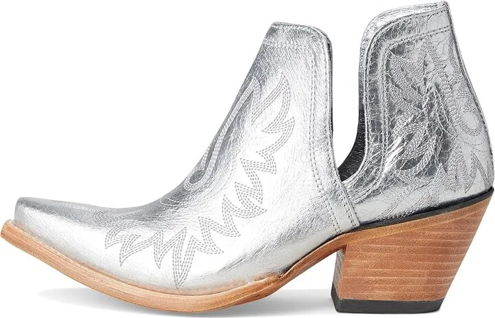 Ariat Dixon Women's Bootsie Cowboy Women's Boots Silver Shine : 5.5 B - Medium, Leather - Image 6