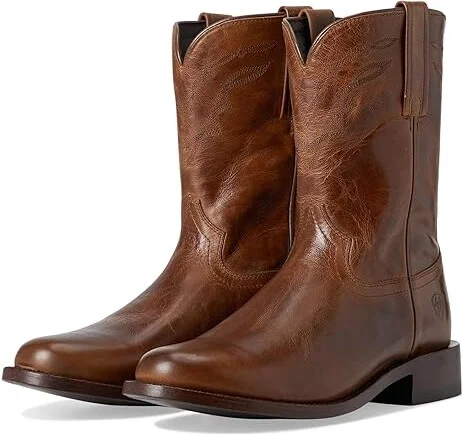Ariat Downtown Western Boots Men's Shoes Bone : 12 EE - Wide, Leather