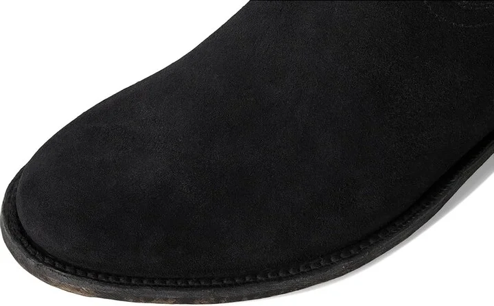 Ariat Downtown Western Boots Men's Shoes Stonewashed Black Suede : 9 D - Medium, Leather - Image 2
