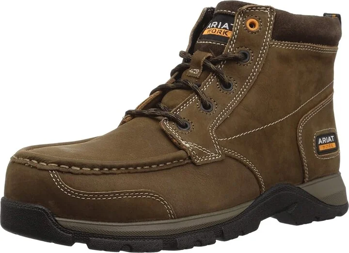 Ariat Edge LTE Chukka Composite Toe Men's Work Boots Dark Brown : 10.5 D - Medium, Leather - Image 2