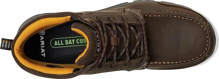 Ariat Edge LTE Chukka Waterproof Composite Toe Men's Work Boots Dark Brown : 7 D - Medium, Leather - Image 3