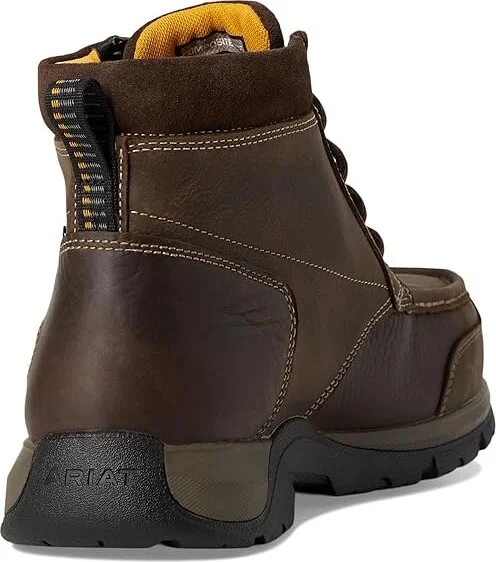 Ariat Edge LTE Chukka Waterproof Composite Toe Men's Work Boots Dark Brown : 7 D - Medium, Leather - Image 5