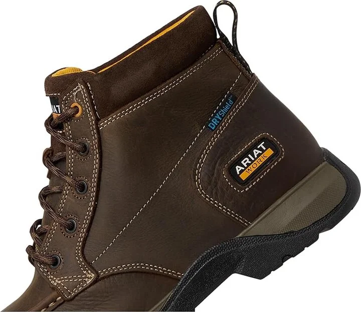 Ariat Edge LTE Chukka Waterproof Composite Toe Men's Work Boots Dark Brown : 7 D - Medium, Leather - Image 8