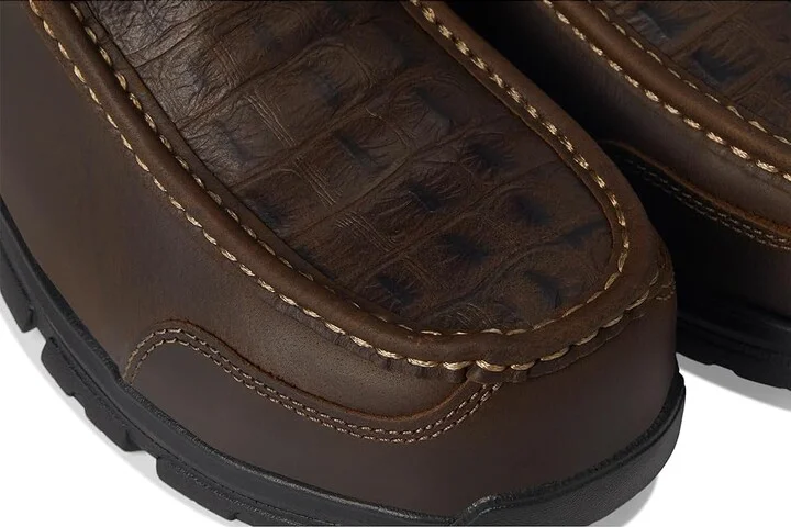 Ariat Edge LTE Moc Composite Toe Work Boot Men's Boots Brown/Brown Croco Print : 7 D - Medium, Leather - Image 7