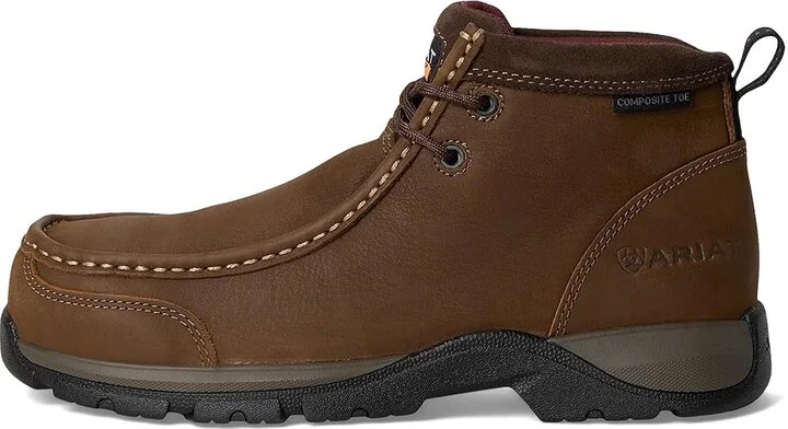 Ariat Edge LTE Moc Women's Shoes Dark Brown : 6 B - Medium, Leather - Image 6