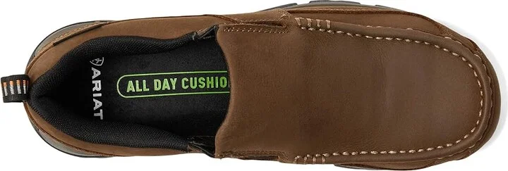 Ariat Edge LTE Slip-On SD Men's Shoes Dark Brown : 7 D - Medium, Full Grain leather - Image 3
