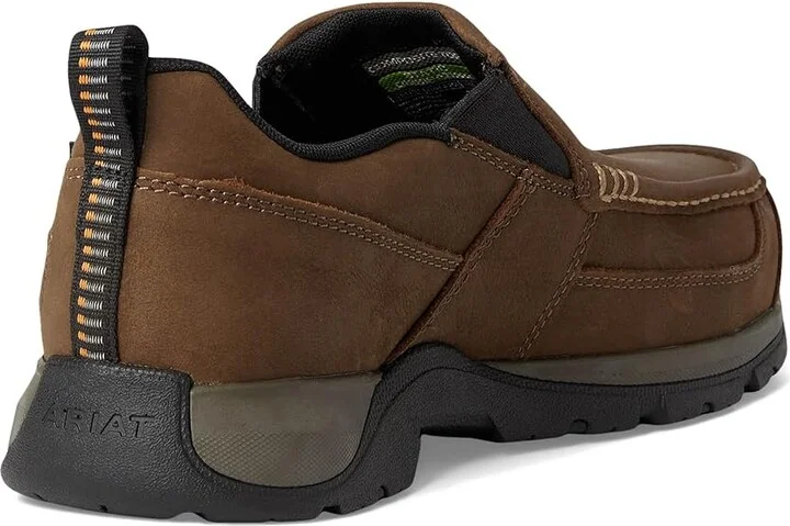Ariat Edge LTE Slip-On SD Men's Shoes Dark Brown : 7 D - Medium, Full Grain leather - Image 5