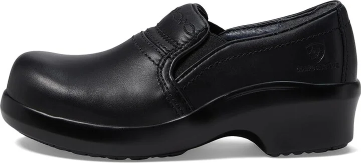 Ariat Expert Safety Clog Composite Toe Women's Slip on Shoes Black : 6.5 B - Medium, Full Grain leather - Image 7