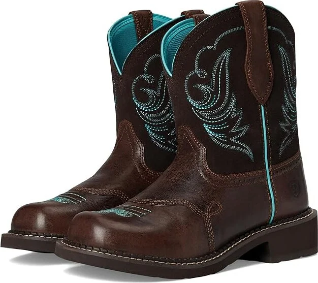 Ariat Fatbaby Heritage Dapper Cowboy Women's Boots Royal Chocolate/Fudge : 7 B - Medium, Leather/Suede