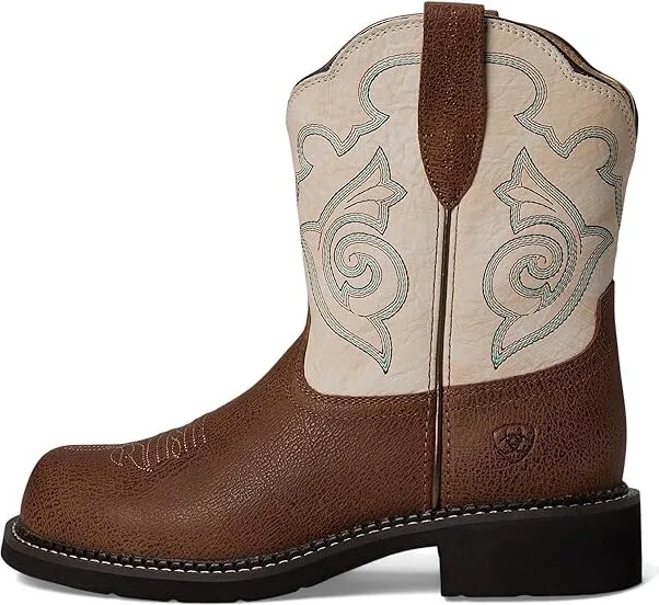 Ariat Fatbaby Heritage Tess Western Boot Women's Shoes Tortuga/Crema : 5.5 B - Medium, Leather - Image 6