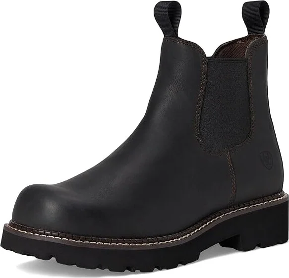 Ariat Fatbaby Twin Gore Western Boots Women's Shoes Black Deertan : 5.5 B - Medium, Leather - Image 5