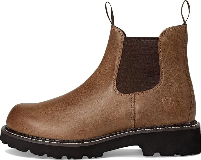 Ariat Fatbaby Twin Gore Western Boots Women's Shoes Distressed Natural : 6.5 C - Wide, Leather - Image 3