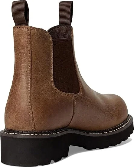 Ariat Fatbaby Twin Gore Western Boots Women's Shoes Distressed Natural : 6.5 C - Wide, Leather - Image 6