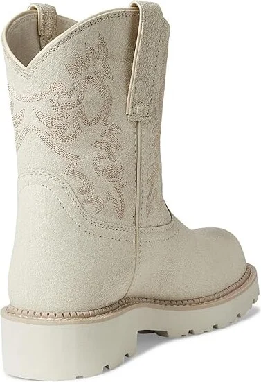 Ariat Fatbaby Western Boots Women's Shoes Distressed Ivory : 8 B - Medium, Leather - Image 4