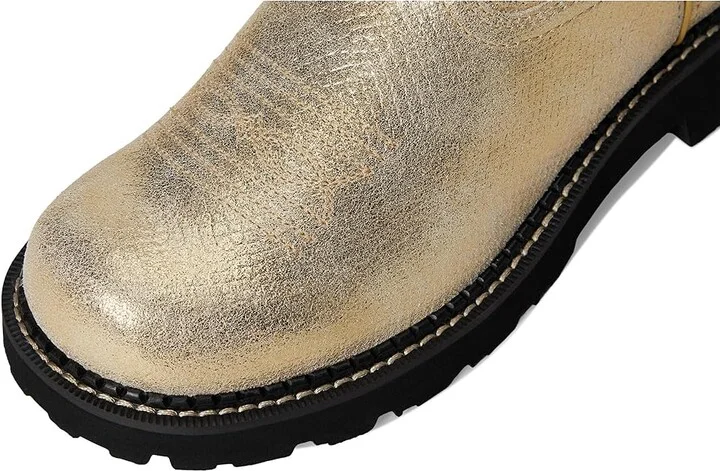 Ariat Fatbaby Western Boots Women's Shoes Gilded Lizard Emboss : 8.5 B - Medium - Image 2