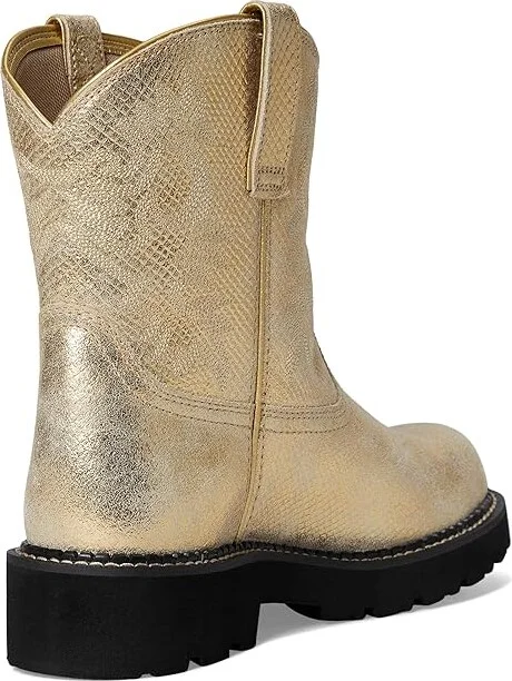 Ariat Fatbaby Western Boots Women's Shoes Gilded Lizard Emboss : 8.5 B - Medium - Image 4