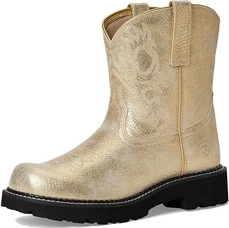 Ariat Fatbaby Western Boots Women's Shoes Gilded Lizard Emboss : 8.5 B - Medium - Image 5