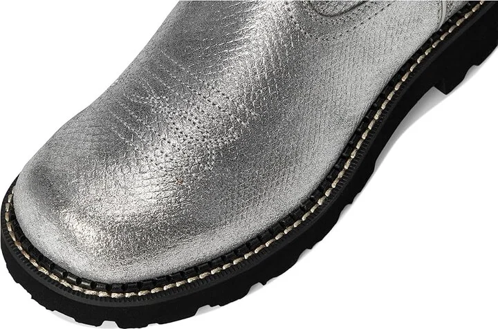 Ariat Fatbaby Western Boots Women's Shoes Gunmetal Lizard Emboss : 6.5 B - Medium - Image 2