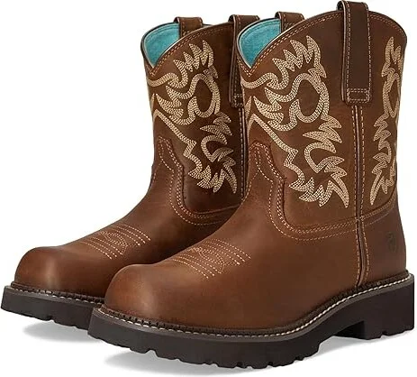 Ariat Fatbaby Western Boots Women's Shoes Sassy Brown : 8.5 B - Medium, Leather